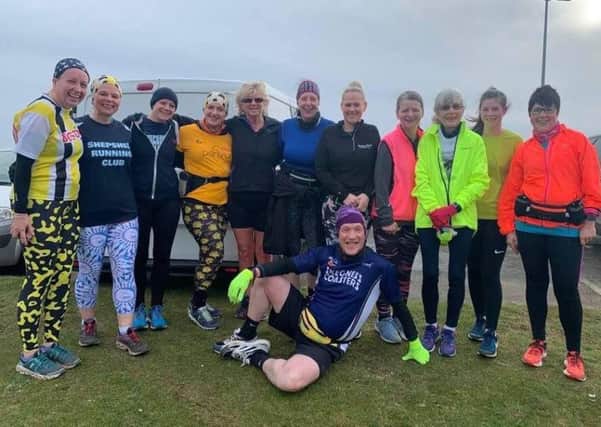 Runners from Alford, Mablethorpe, Skegness, Boston and Shepshed at the Skegness Parkrun EMN-200217-144954002