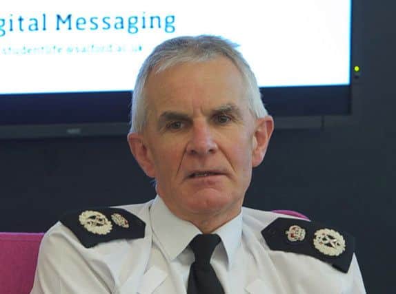 Sir Peter Fahy. Photo: University of Salford Press Office