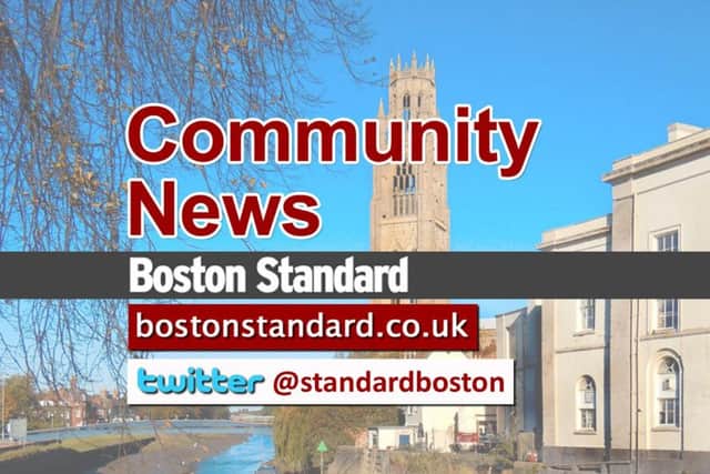 Community news and events from the Boston Standard, Lincolnshire: bostonstandard.co.uk, on Twitter @standardboston