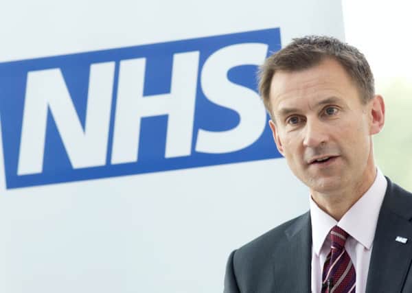 Health Secretary Jeremy Hunt said thousands more patients may have died than would be expected at 14 health trusts