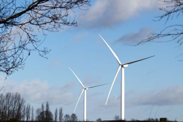 Wind turbines. Picture used for illustration purposes only