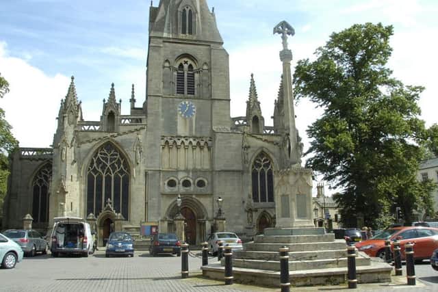 Sleaford Market Place.