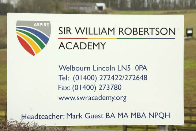 Sir William Robertson Academy, in Welbourn.