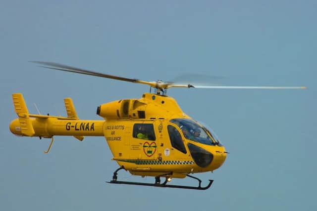 Lincolnshire and Nottinghamshire Air Ambulance. File photo