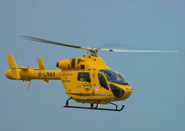 Lincolnshire and Nottinghamshire Air Ambulance. File photo