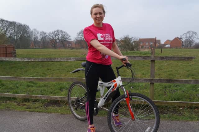 Kaitlin Mapplethorpe is heading out on a 200-mile cycle challenge for the Breast Cancer Campaign charity EMN-140331-124042001