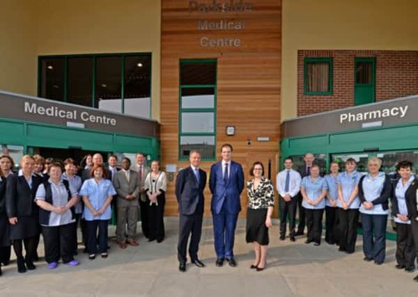 Official opening at Parkside Medical Centre.