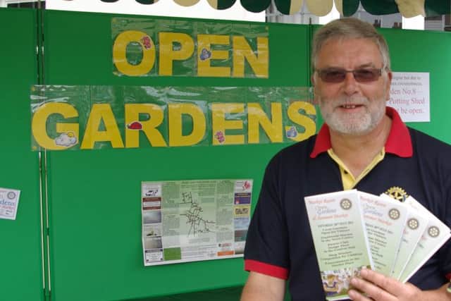 Rotarian Derek Anderson, left, organiser of the open gardens event this summer EMN-140204-085445001