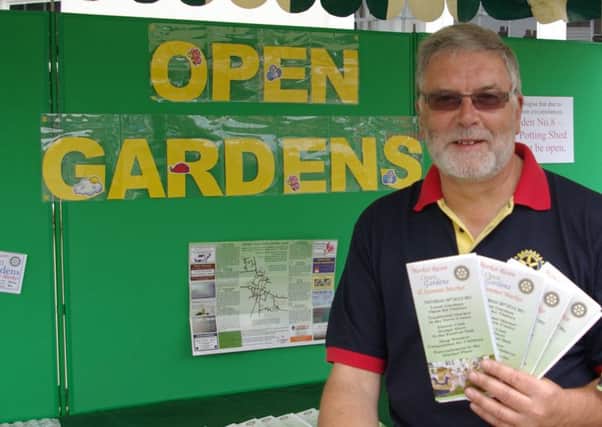 Rotarian Derek Anderson, left, organiser of the open gardens event this summer EMN-140204-085445001