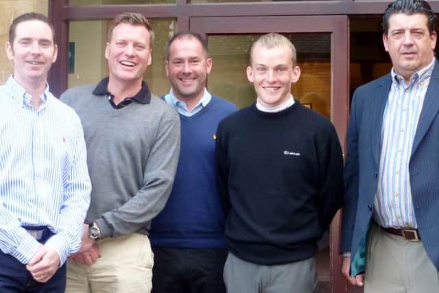 From left: Lee Mamwell, Guy Shufflebotham, Graham Evison, Neil Pridgeon & Ian Dickinson EMN-140417-162516001