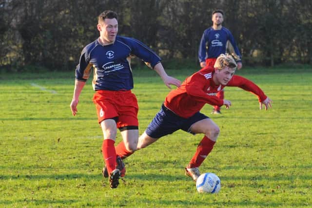 Reece West in action for Kirton.