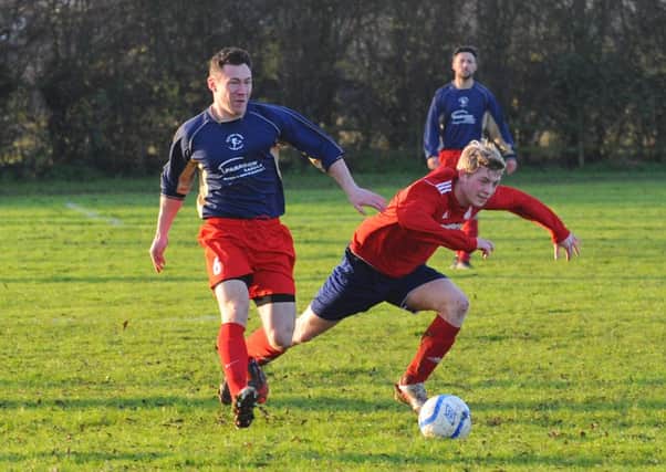 Reece West in action for Kirton.