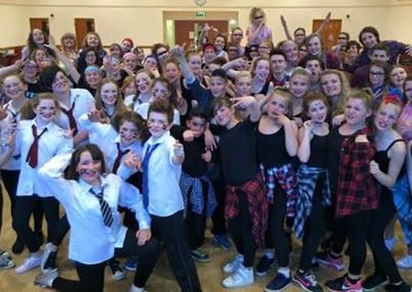 Youngsters from South Holland and Boston line up for the Dance Factor Lincolnshire semi-finals in Spalding on Friday.