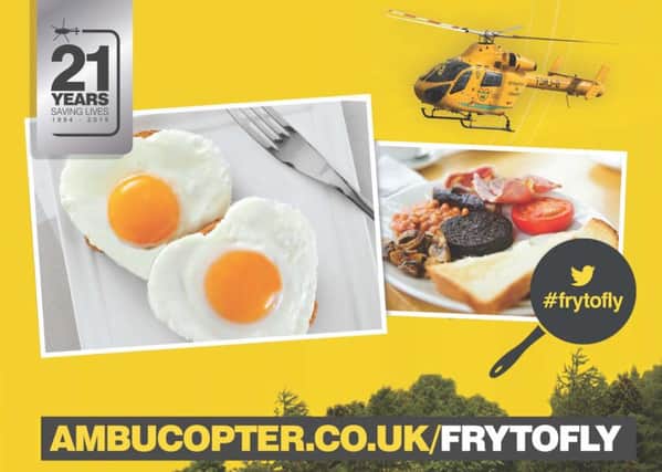 Lincs and Notts Air Ambulance is encouraging people to Fry To Fly. EMN-150513-114712001