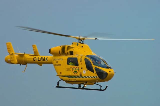 Lincolnshire and Nottinghamshire Air Ambulance.