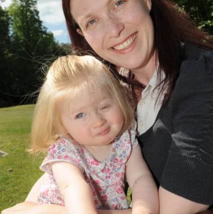 Arwen Somers-Wilson with her mum Eilise Somers of Harmston, near Sleaford. Photo by David Dawson.