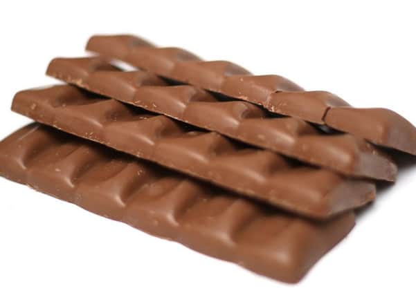 Eating up to 100g (4oz) of chocolate a day has been linked to a lowered risk of heart disease and stroke. Photo: Philip Toscano/PA Wire HEALTH_Chocolate_092425.JPG