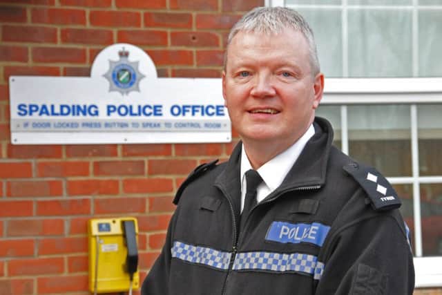 Chief Insp Jim Tyner who has been promoted from community policing inspector for South Holland to take charge of policing in East Lindsay, including Skegness. Photo by Tim Wilson.