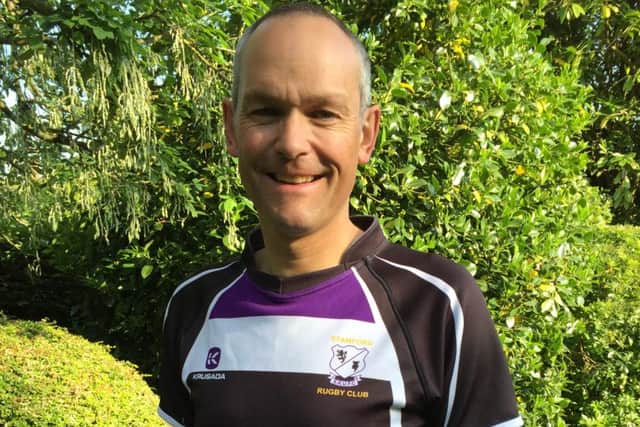 Stamford Rugby Club coach Mark Anderrson.