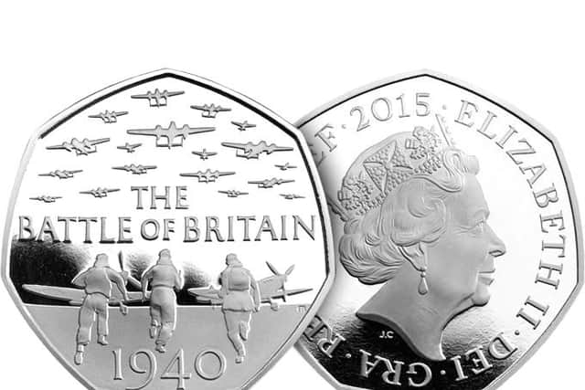 The commemorative 50p piece