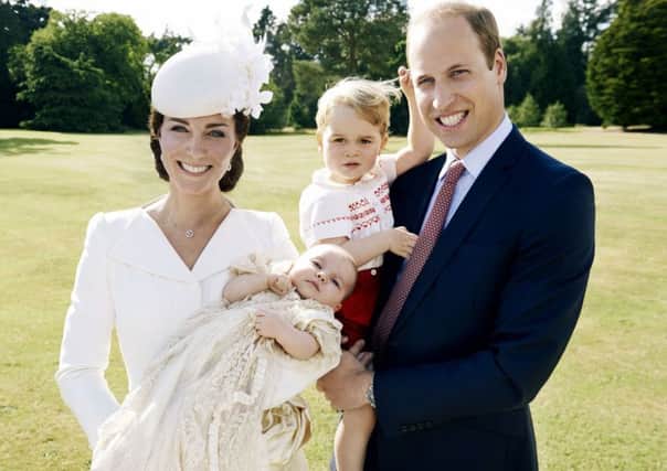 Royal family photos issued following the christening of Princess Charlotte of Cambridge at Sandringham. Copyright: Mario Testino / Art Partner ROYAL_Christening_150834.JPG
