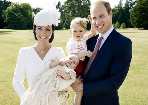 Royal family photos issued following the christening of Princess Charlotte of Cambridge at Sandringham. Copyright: Mario Testino / Art Partner ROYAL_Christening_150834.JPG
