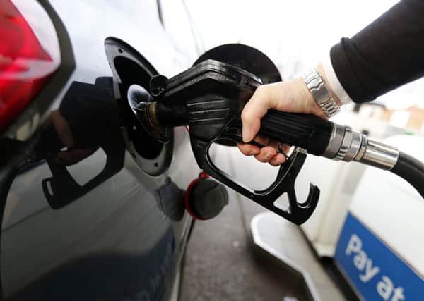 Diesel fuel pumped into a car as British supermarkets have slashed the price of diesel for the second time in a week. PRESS ASSOCIATION TRANSPORT_Fuel_133625.JPG