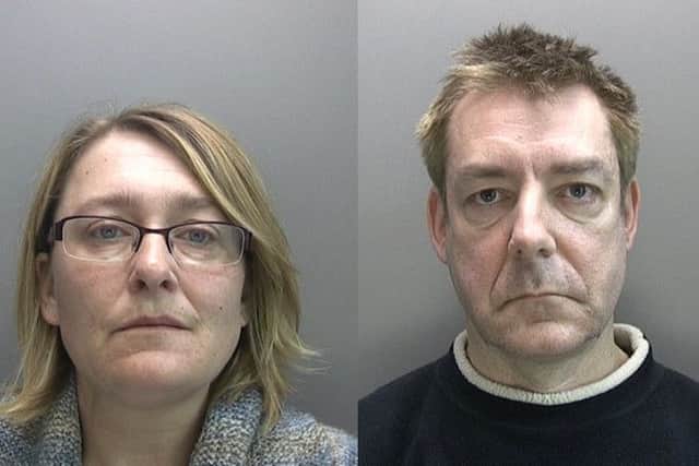 JAILED: Karen McNulty and Gary Taylor