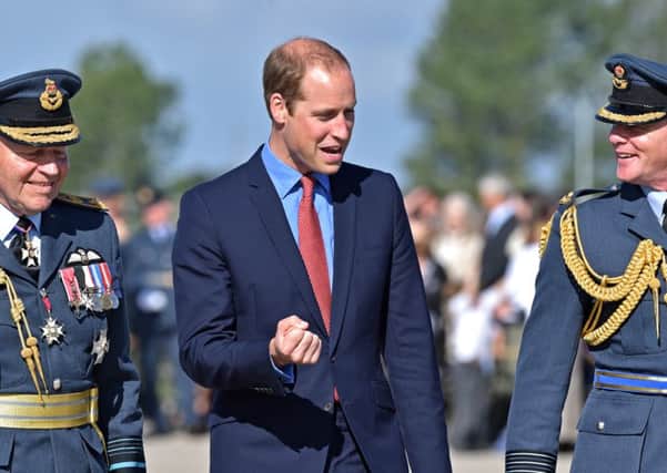 Prince William visits RAF Coningsby