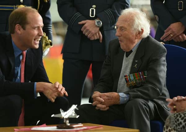 Prince William visits RAF Coningsby. Picture by Anna Draper