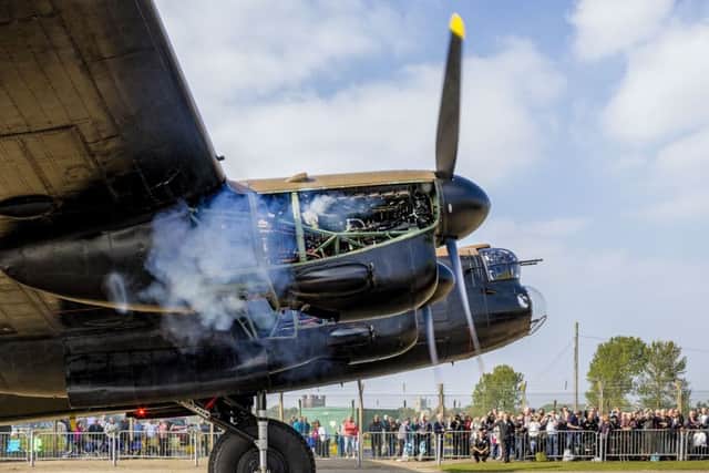 The Avro Lancaster will take flight on Monday.