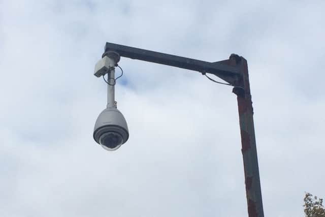 A CCTV camera.