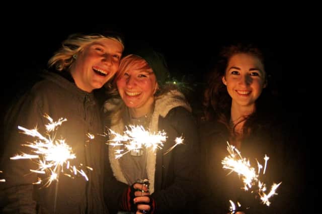 Be safe with sparklers