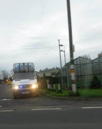 The scene of the fire this morning. Credit Claire Woods 0Lfvn0RVEWI164oOvAuU