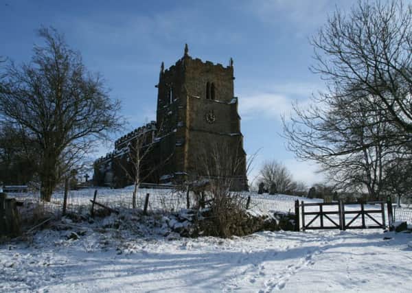 A wintry scene - the Ramblers Church Walesby EMN-150312-162503001