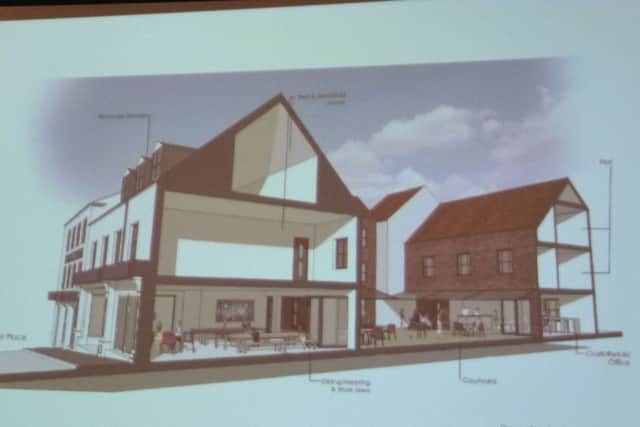 The proposed design for the former Caistor Co-op EMN-150712-091346001