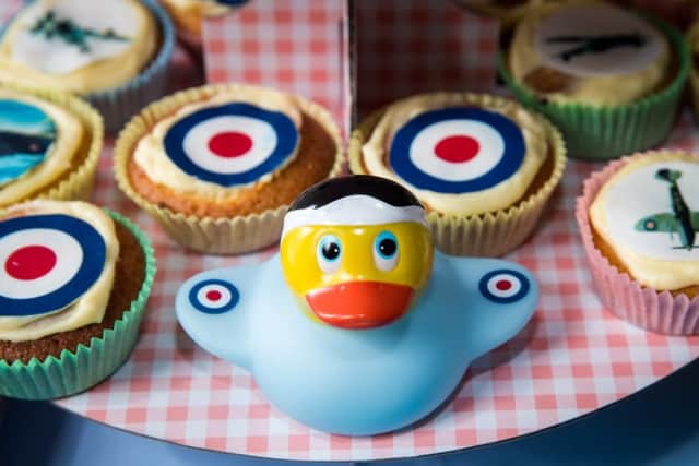 Personnel at Royal Air Force (RAF) Coningsby was offered cake and and hot drink in the chapel in order to raise money for the Royal Air Force Association (RAF) EMN-150912-132802001