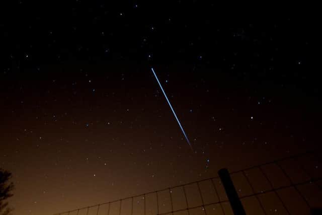 The ISS will be visible in the skies above the UK on Christmas Eve weather permitting. Photo: Paul Williams