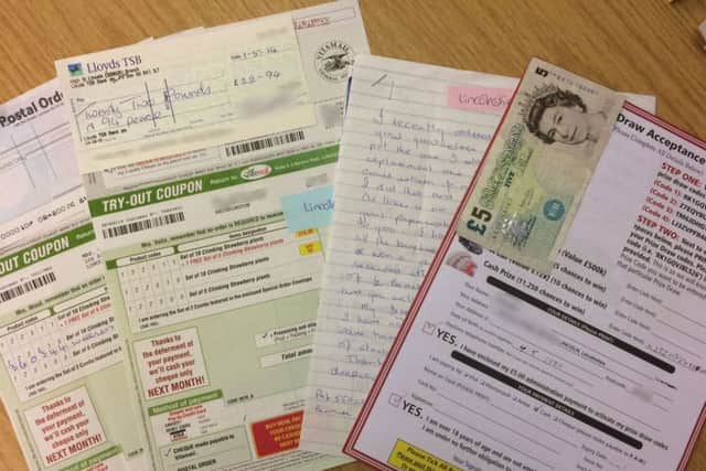 Some 1,500 people were conned by postal fraud in Lincolnshire last year. ANL-151217-112324001