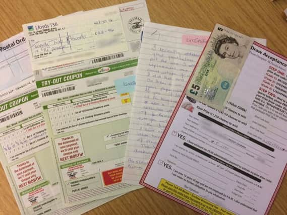 Some 1,500 people were conned by postal fraud in Lincolnshire last year. ANL-151217-112324001