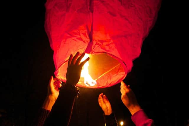 Sky Lantern warning