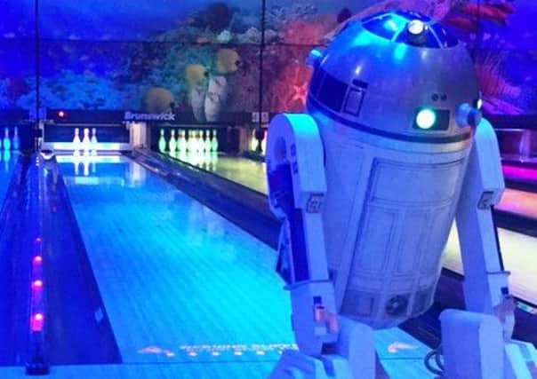 A Lincolnshire man has built his very own R2D2 robot. He was recently spotted out bowling at The Mirage in Mablethorpe.