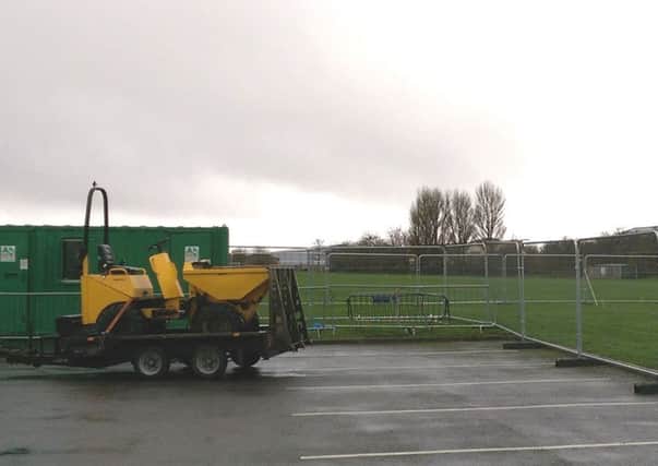 Work has started on the new home for Skegness Town on the Wainfleet Road playing fields. ANL-161101-153907001