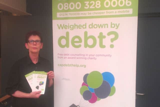 Gail Dunn at the Storehouse in Skegness will he happy to help anyone with debt problems. ANL-160701-161328001