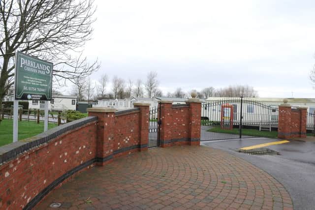 Parklands Caravan Park in Ingoldmells. ANL-161101-103813001