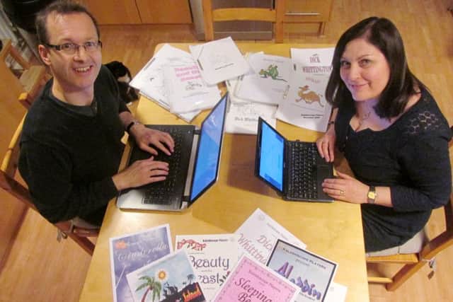 Toby Bradford and his writing partner Tina Webster EMN-160901-212957001