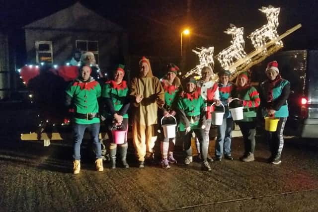The community group that took Santa and his sleigh around Billingborough and surrounding villages. EMN-160701-113959001