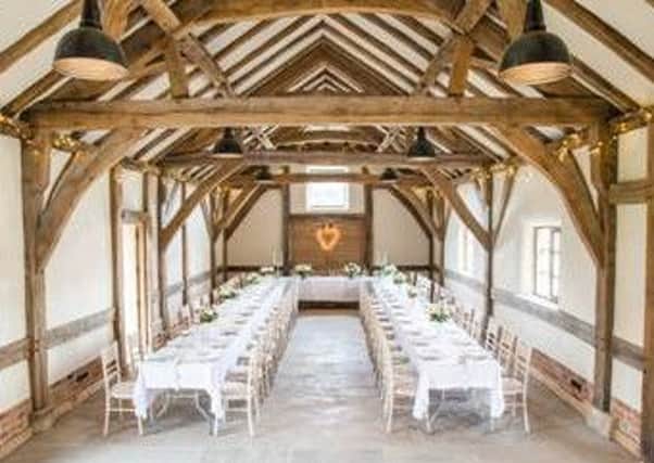 The new mud and stud barn - now offered as a wedding venue EMN-160501-165419001