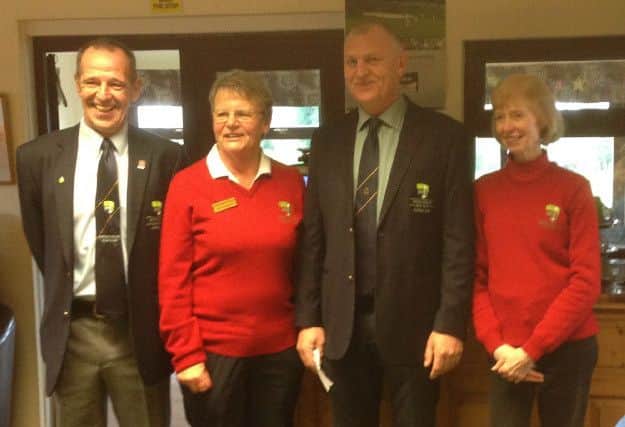 Pictured, from left, are Dave Spence, Janet Smith, Derek Smith and Yvonne Prior.