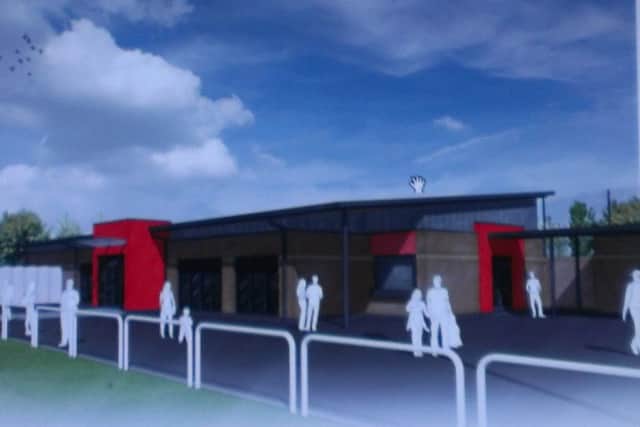 An artist's impression of the new Skegness Town facilities. ANL-161101-154315001